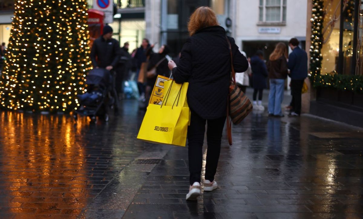 ​A Christmas shopper