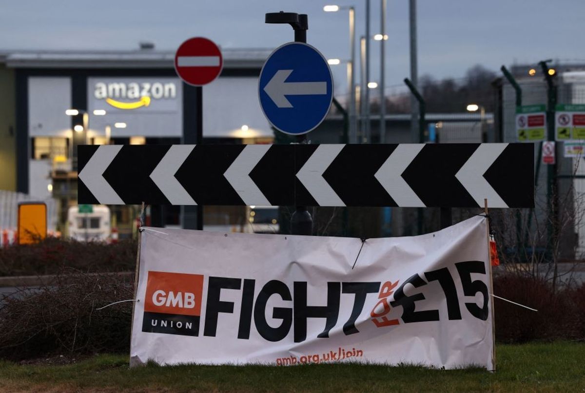 'It's hard to survive', say striking Amazon workers