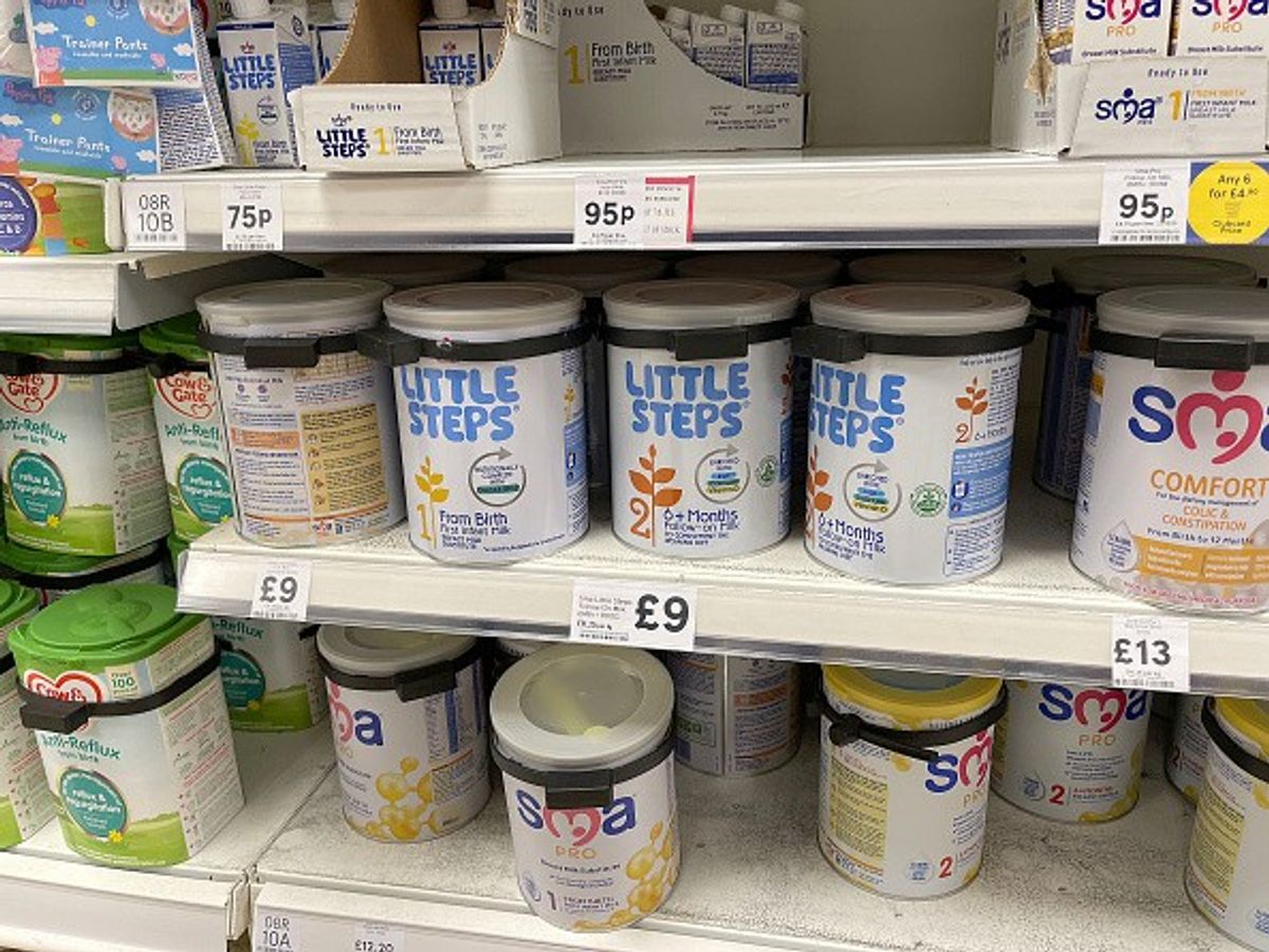 'Baby formula security tagged to prevent theft as prices soar'