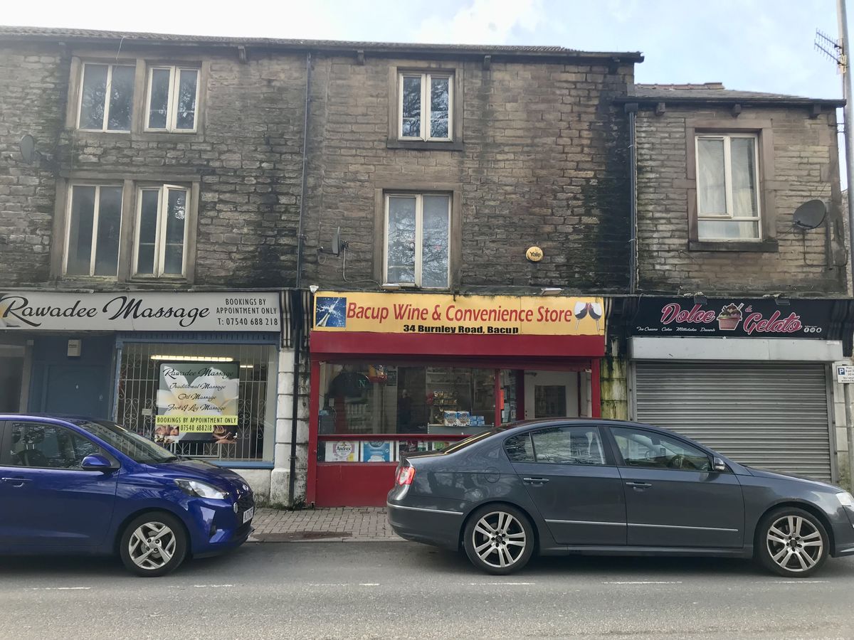 Bacup Wine and Convenience shop, 34 Burnley Road, Bacup.