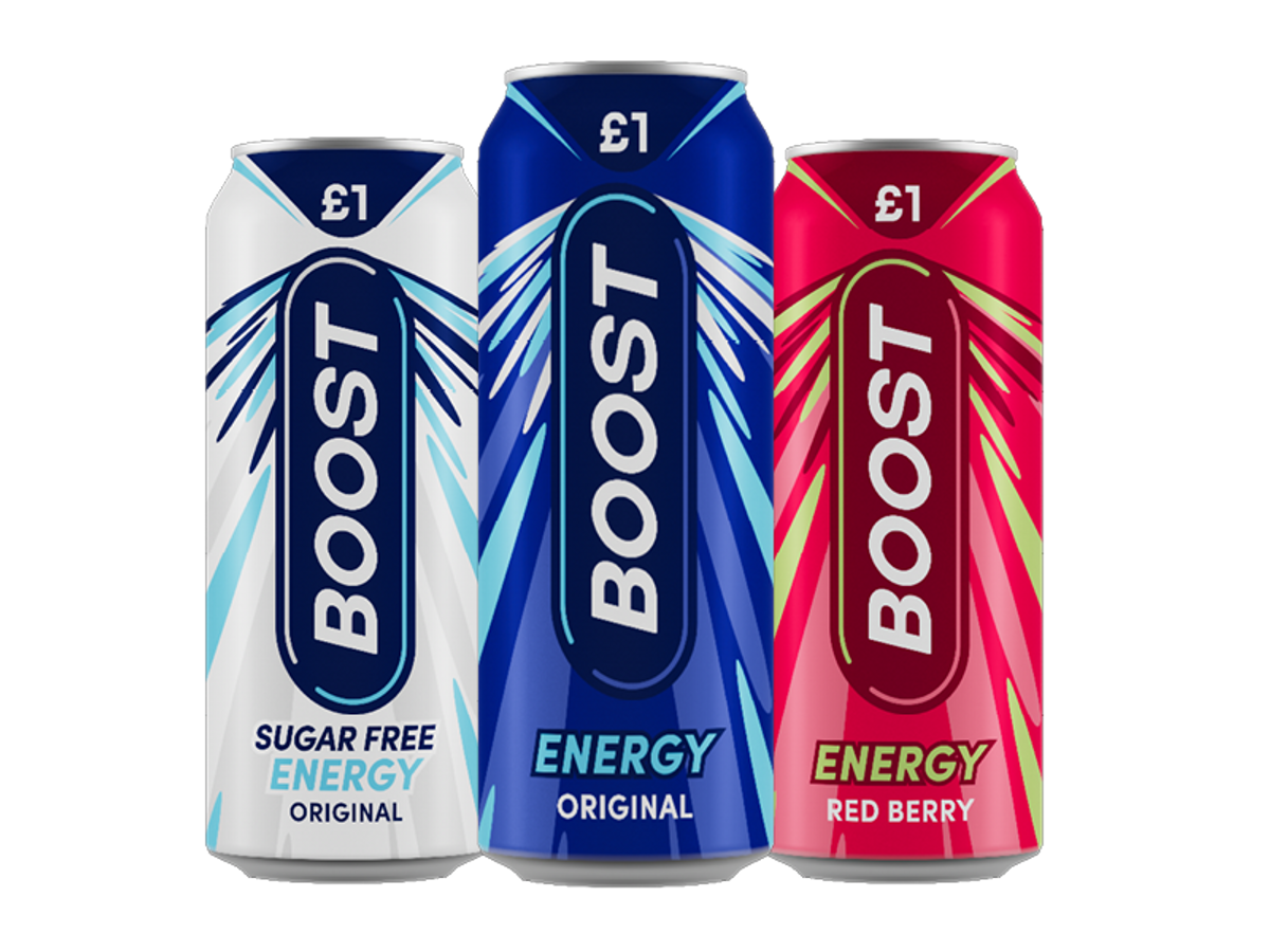 Boost Energy Drinks Can