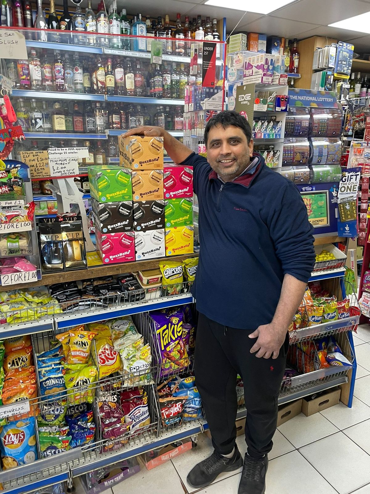 Camberley store manager wins BuzzBallz Cocktails' grand prize