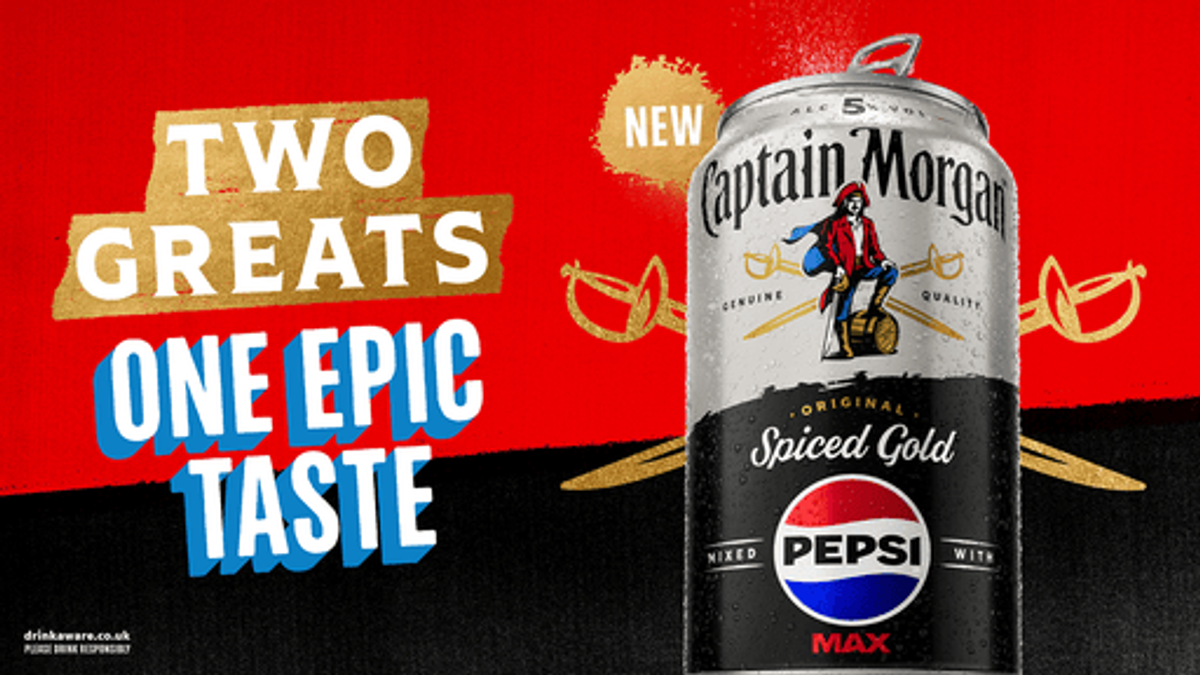 Captain Morgan spices up RTD space with Pepsi MAX partnership