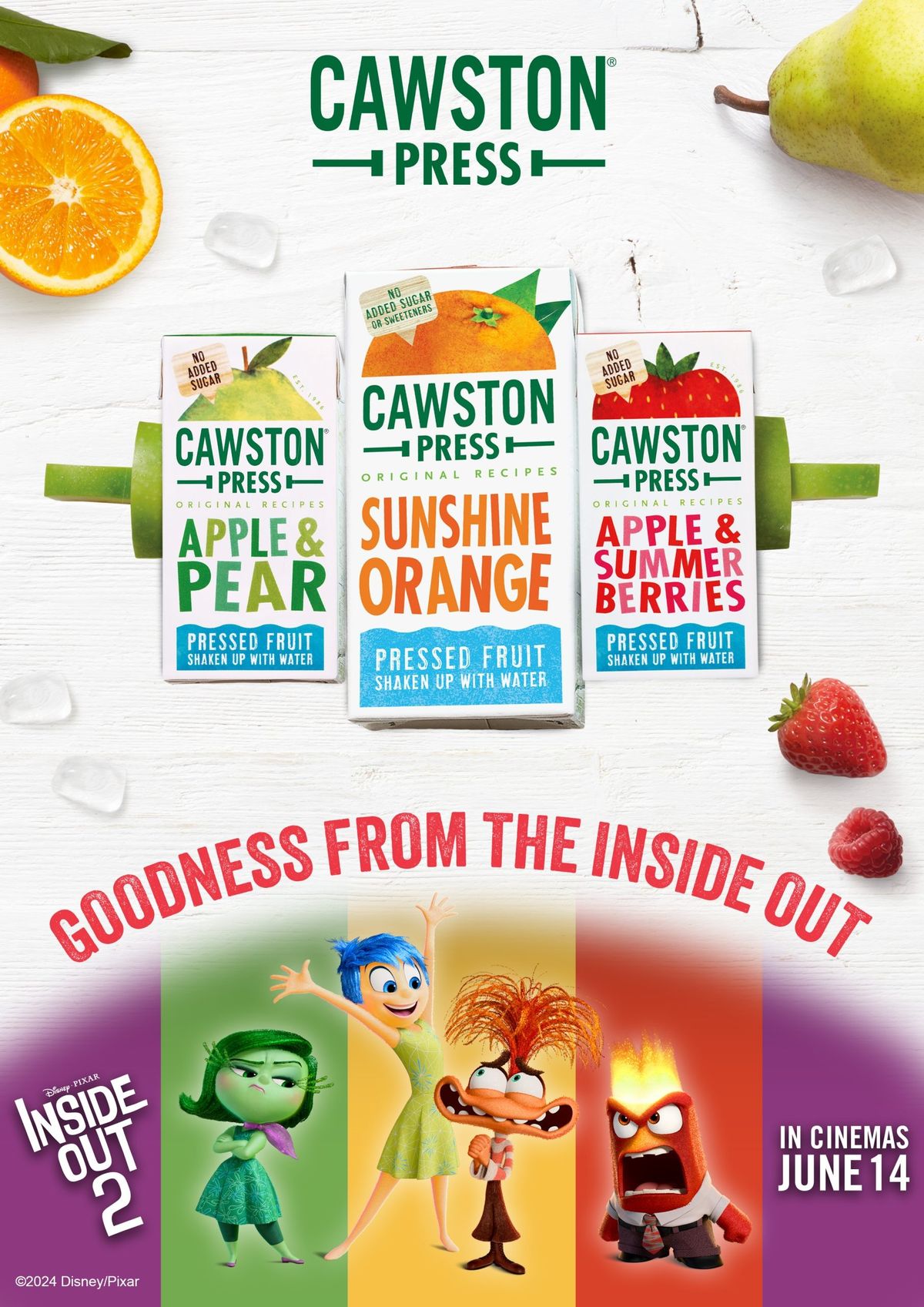 Cawston Press joins forces with Disney and Pixar's 'Inside Out 2'