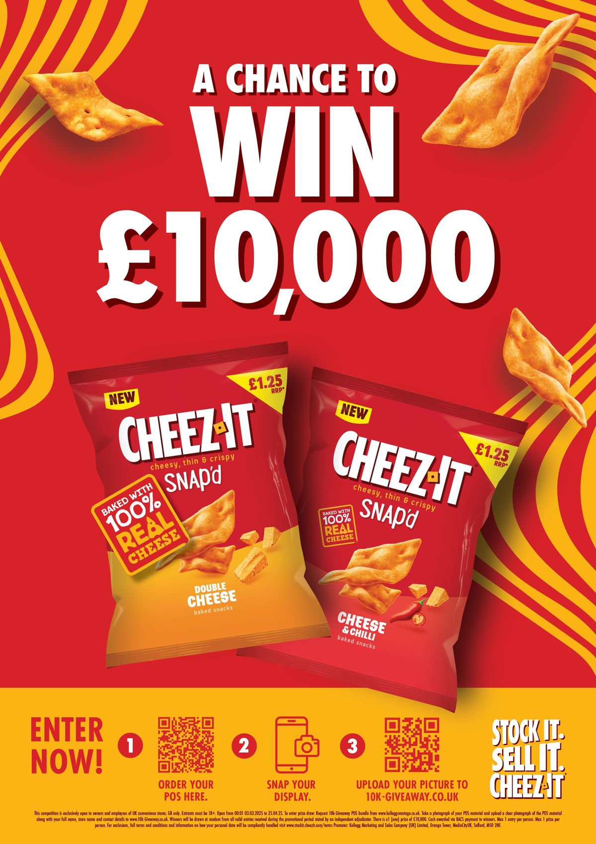 Cheez-It Launches £10,000 Cash Giveaway for UK Independent Retailers