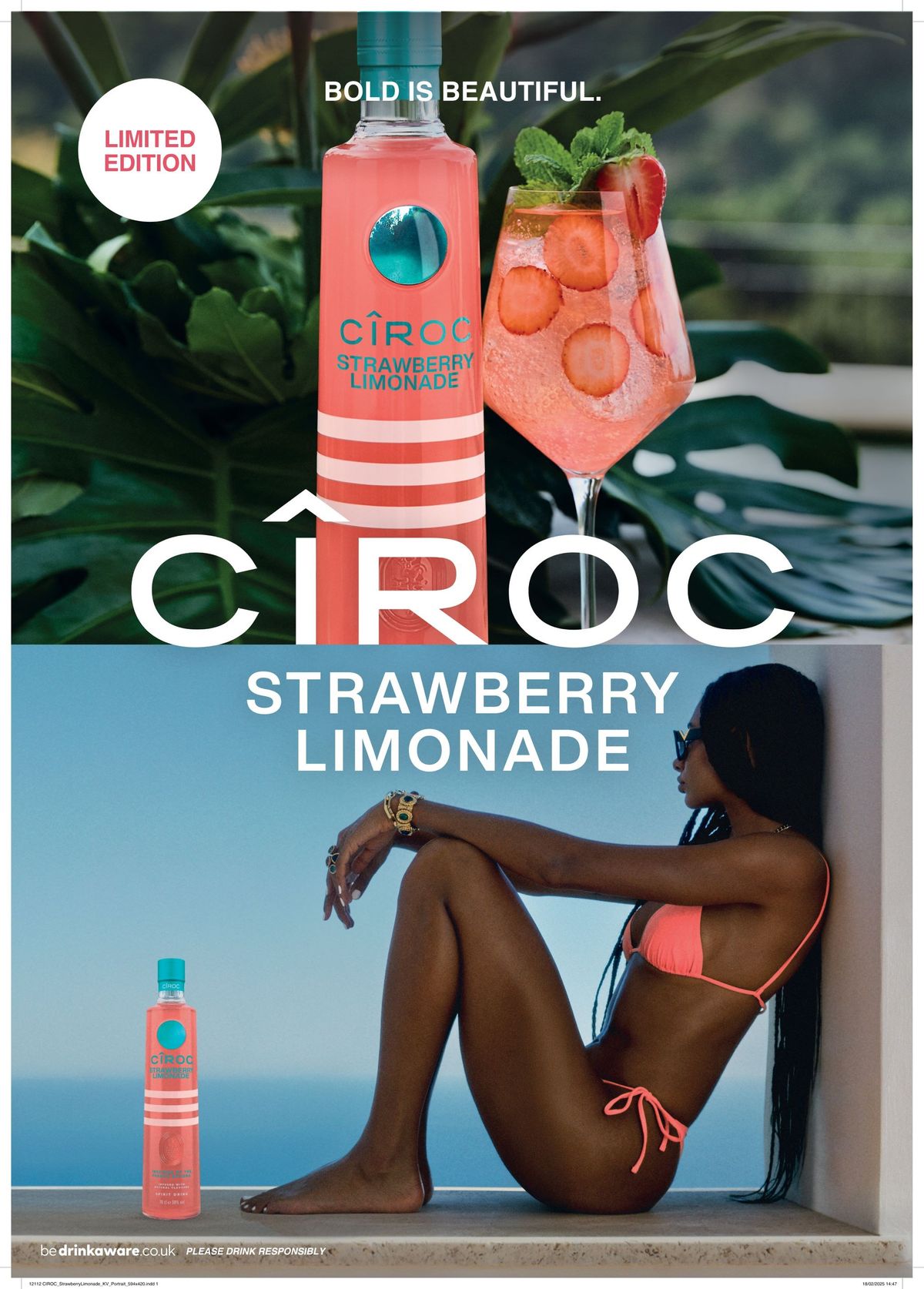 CÎROC Launches Limited-Edition Strawberry Limonade Vodka for Summer