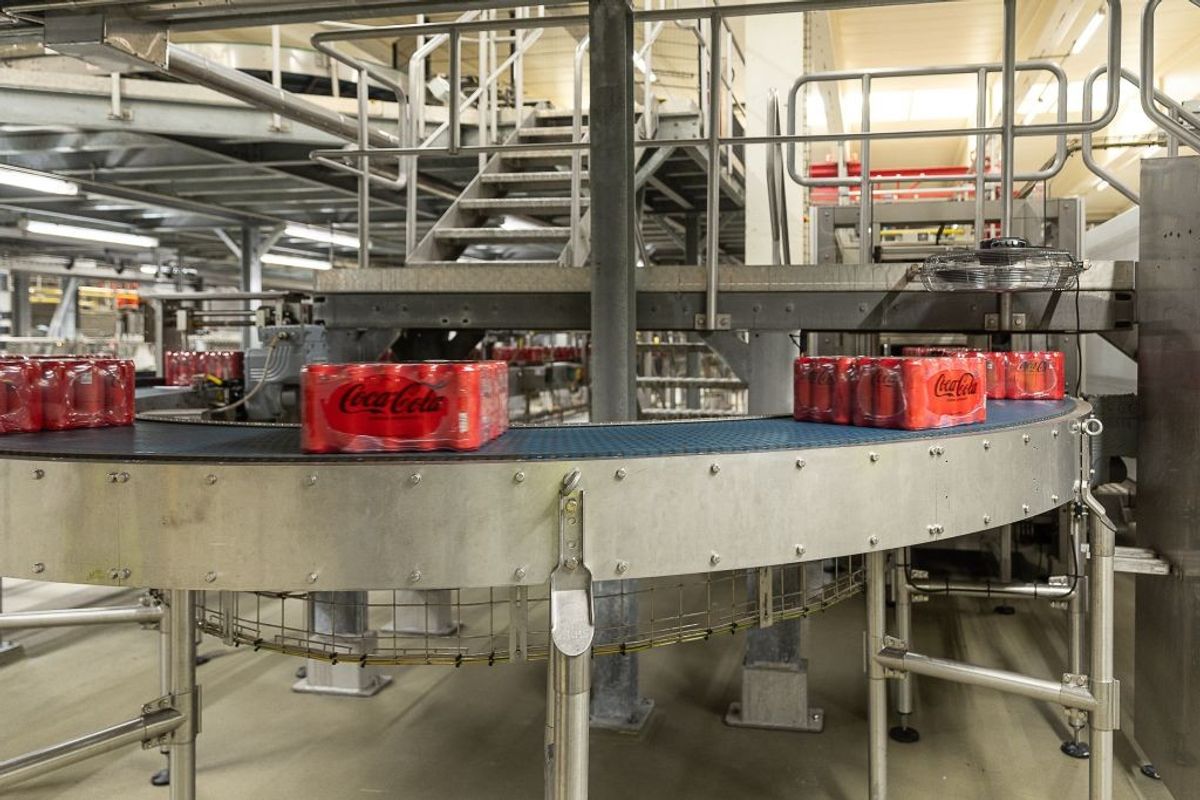 Coca-Cola production plant in Gent