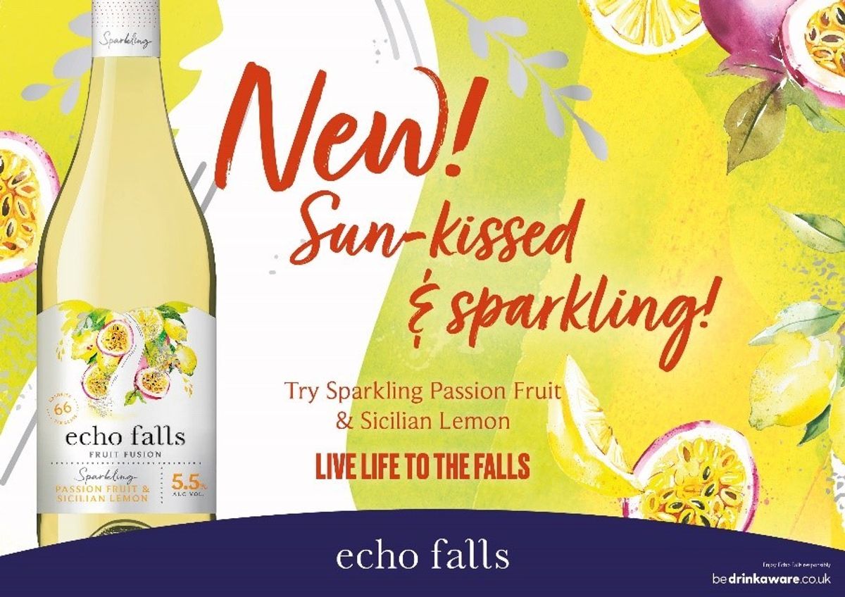 Echo Falls sparkling Fruit Fusion range