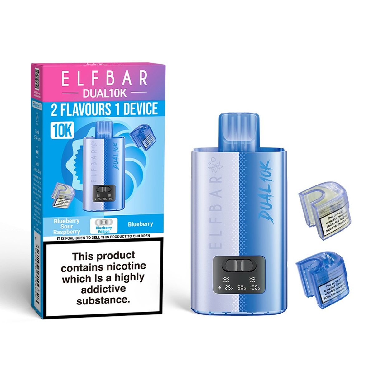 ELFBAR DUAL10K Prefilled Pod Kit Blueberry Edition