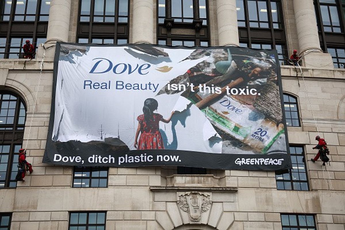 Unilever HQ access blocked in single-use plastic protest