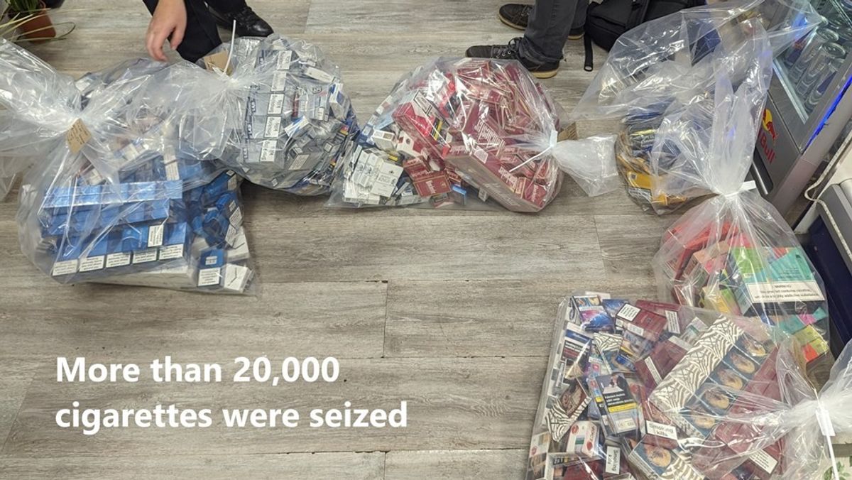 Huge haul of counterfeit cigarettes seized in Preston