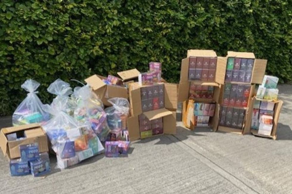 Thousands of illicit vapes seized from Ashington premises 