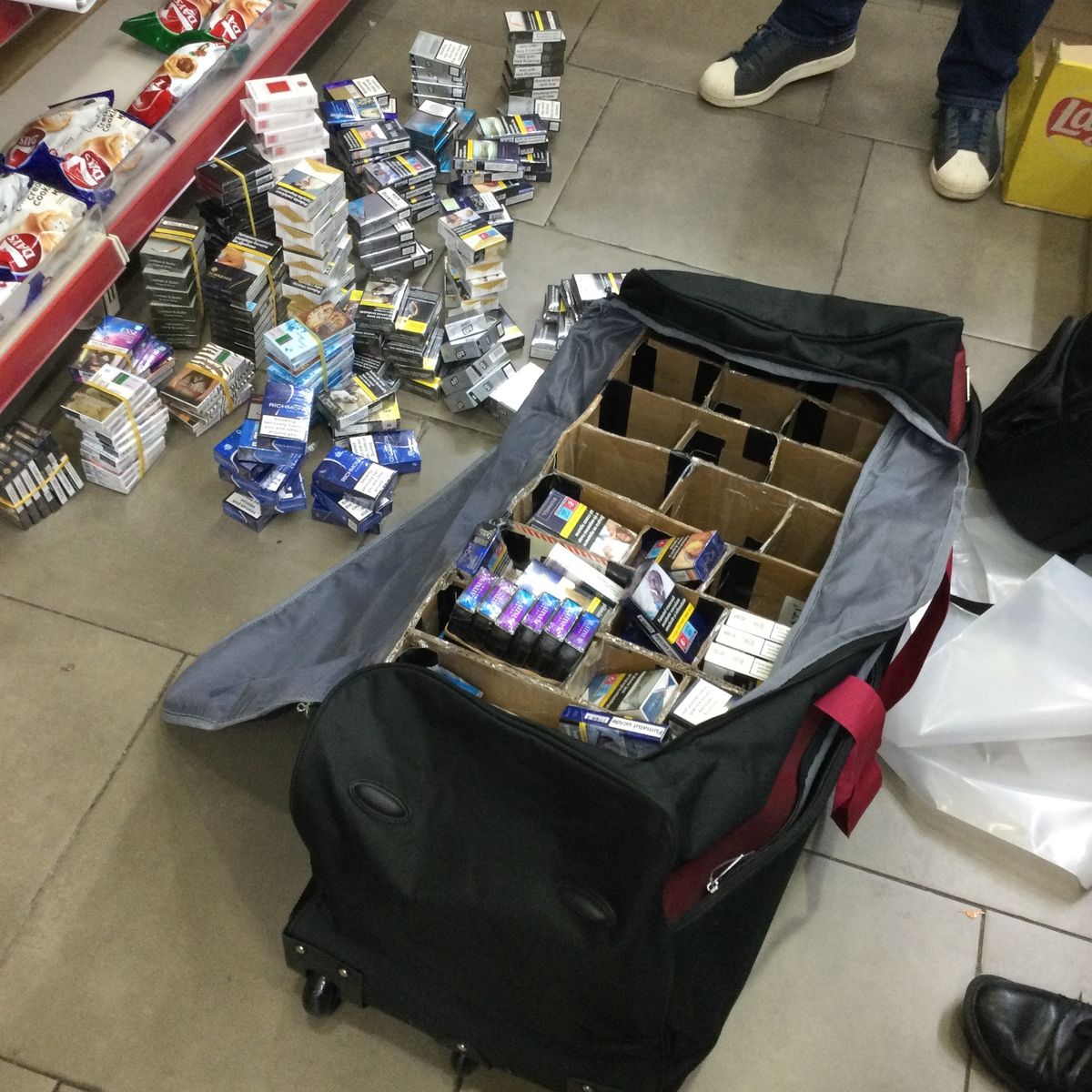 Huge amounts of illegal cigarettes, vapes seized from Stoke-on-Trent stores