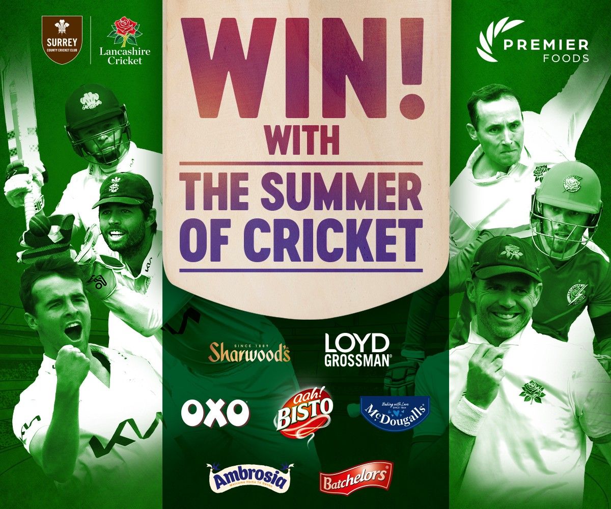 Premier Foods' biggest ever Summer Of Cricket giveaway  