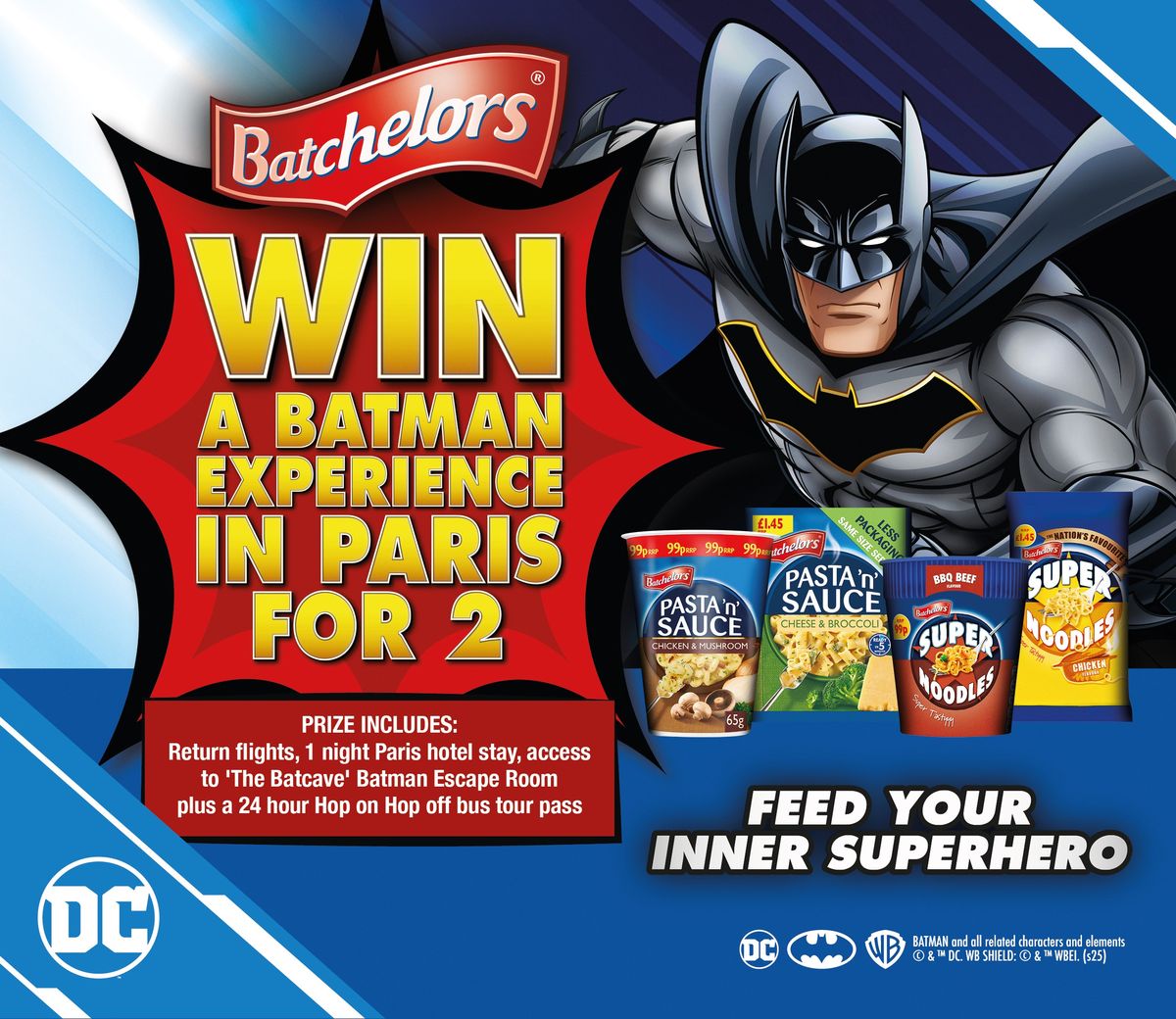 Batchelors teams up with DC for retailer Batman competition