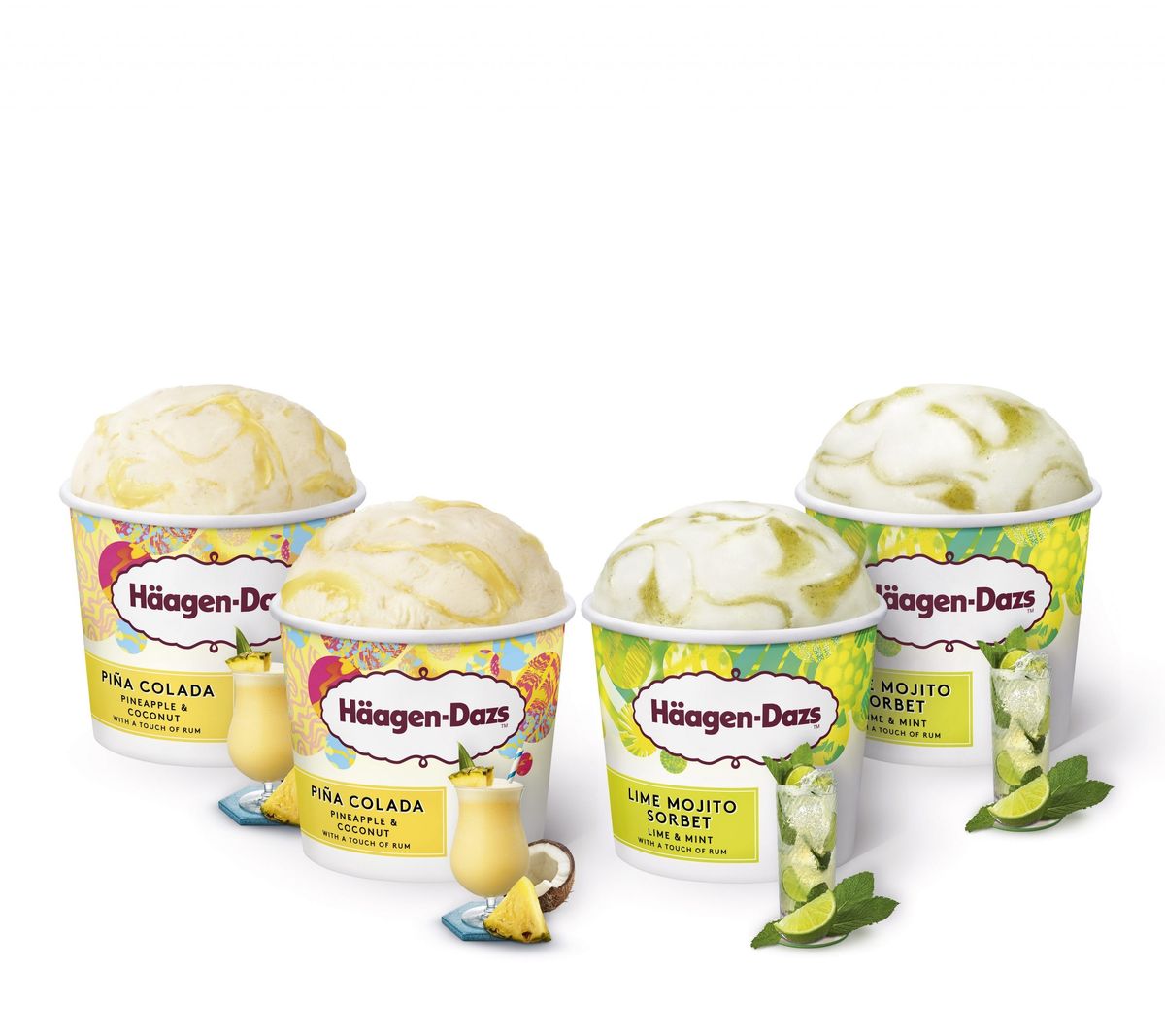 Häagen-Dazs' new multi-format summer cocktail collection