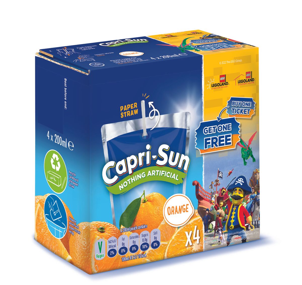 Capri-Sun brings back Legoland on-pack promotion this summer