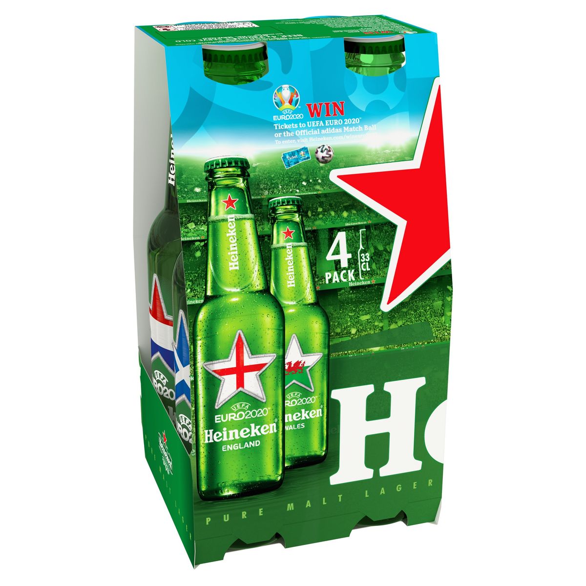 Heineken EURO 2020 limited-edition bottles and on-pack promotion