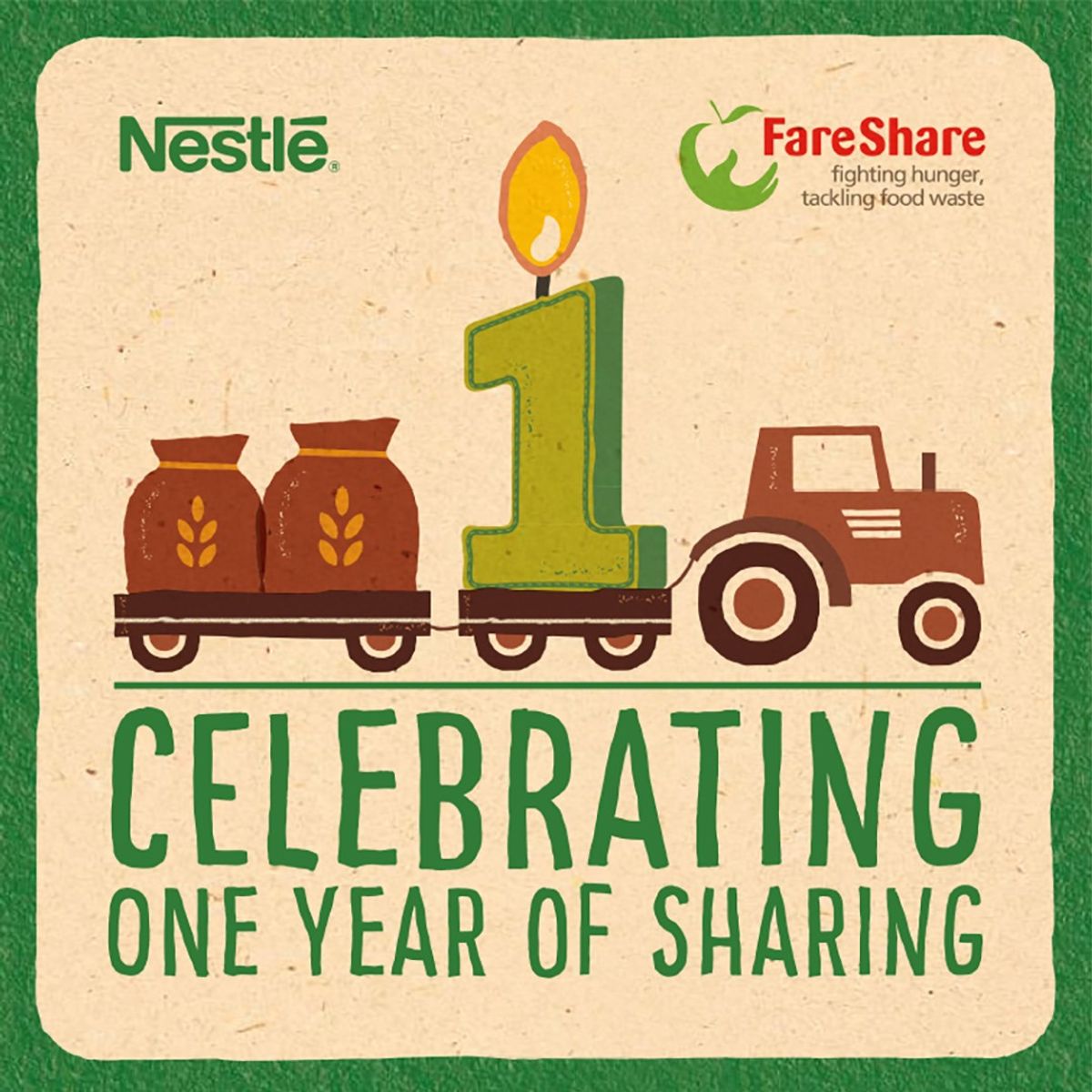 Nestlé Cereals celebrates one year of alliance with food charity FareShare