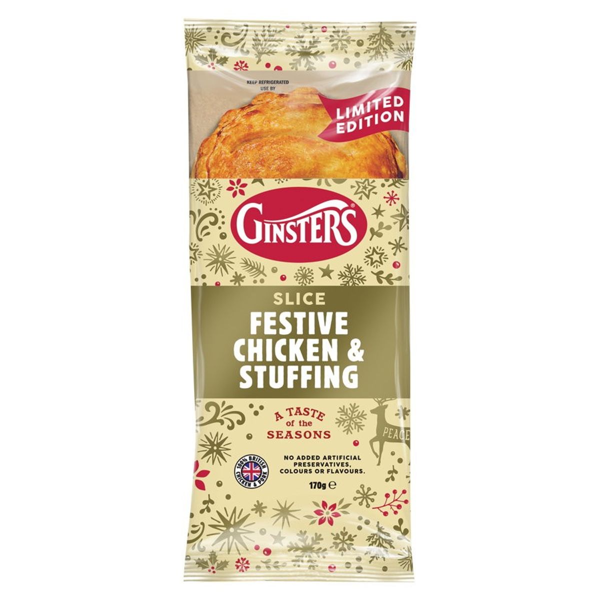 Ginsters unveils limited edition festive slice