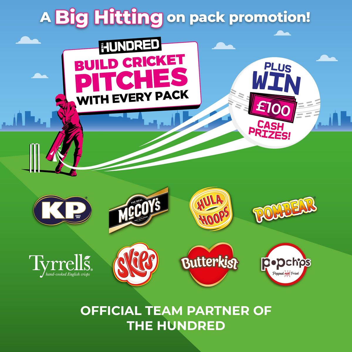 KP Snacks launches cricket initiative with ‘The Hundred’ on-pack promo