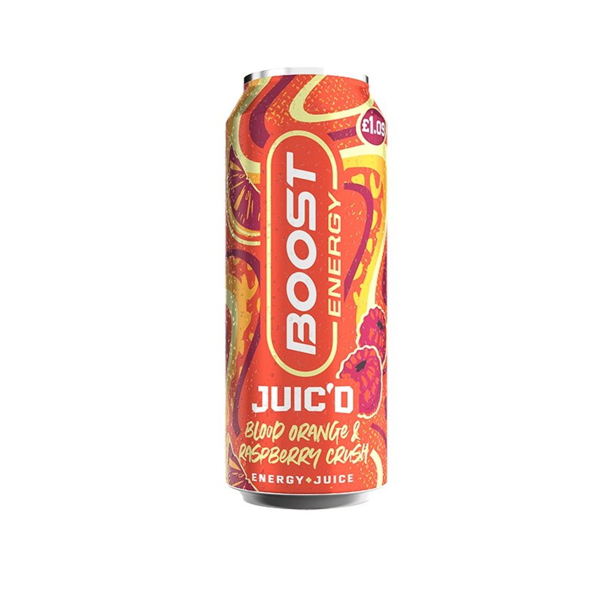 Boost adds Blood Orange & Raspberry Crush variant to 500ml Juic'd range