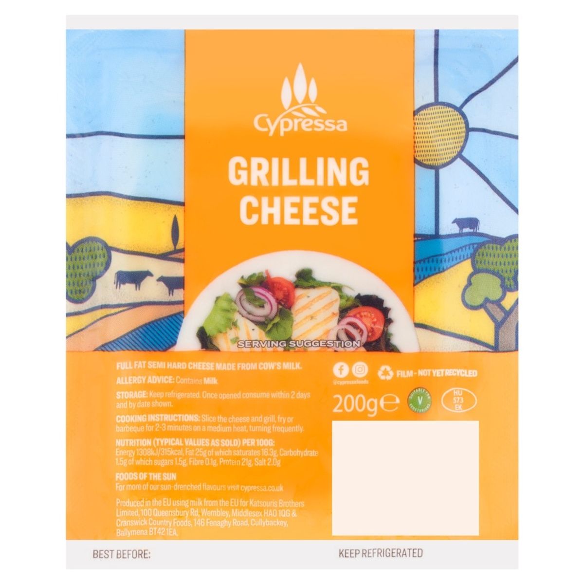 Cypressa launches new Grilling Cheeses