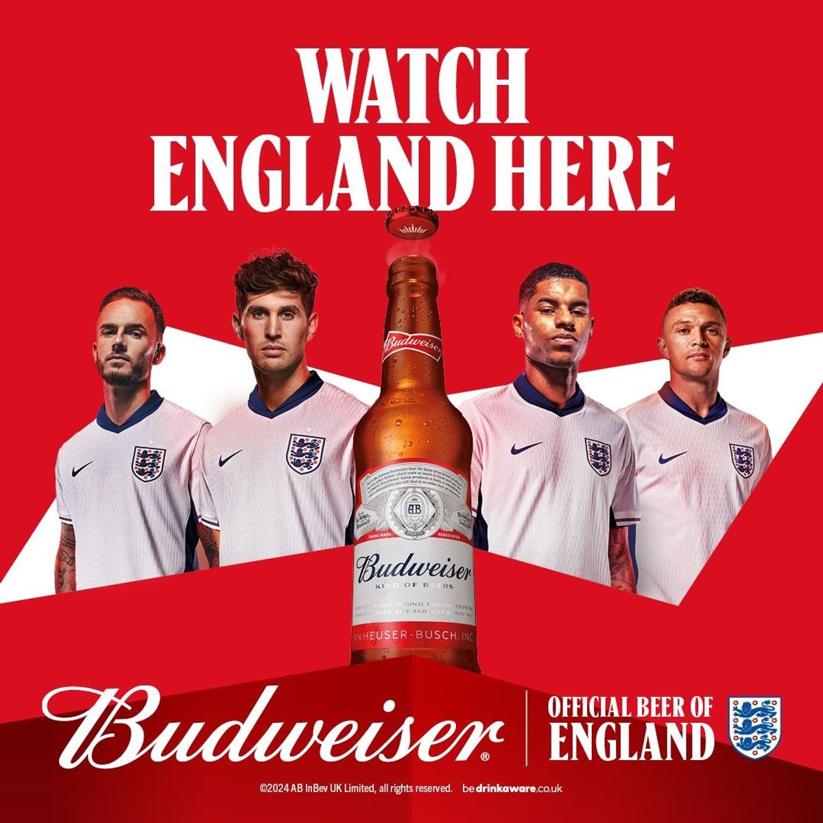 Budweiser launches off-trade campaign with sponsorship of England football team