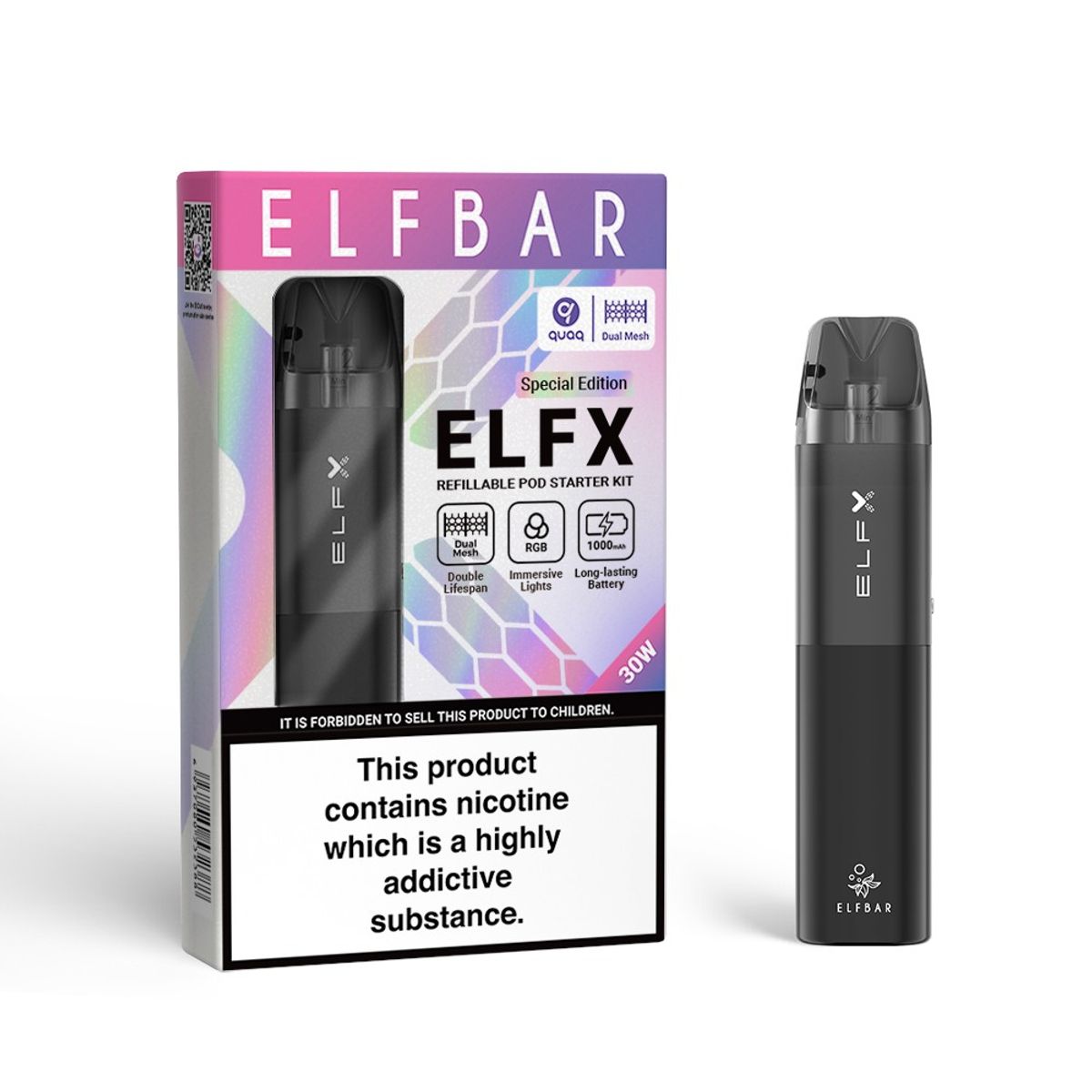 Elfbar unveils new ELFX open pod vape range