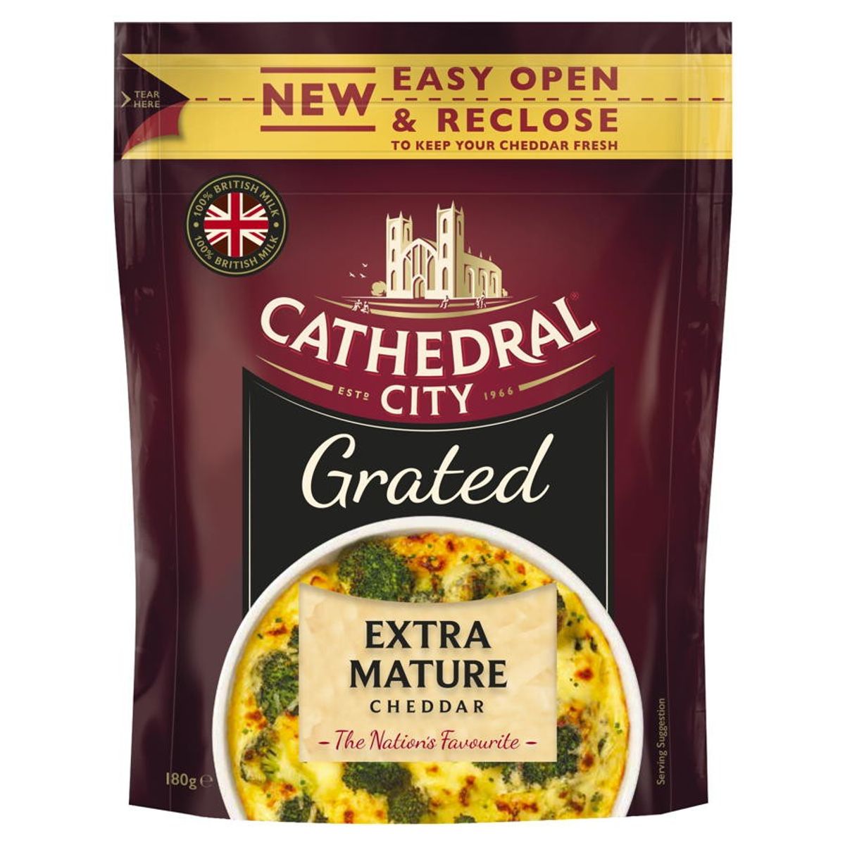 Cathedral City adds Grated Extra Mature line to convenient format range