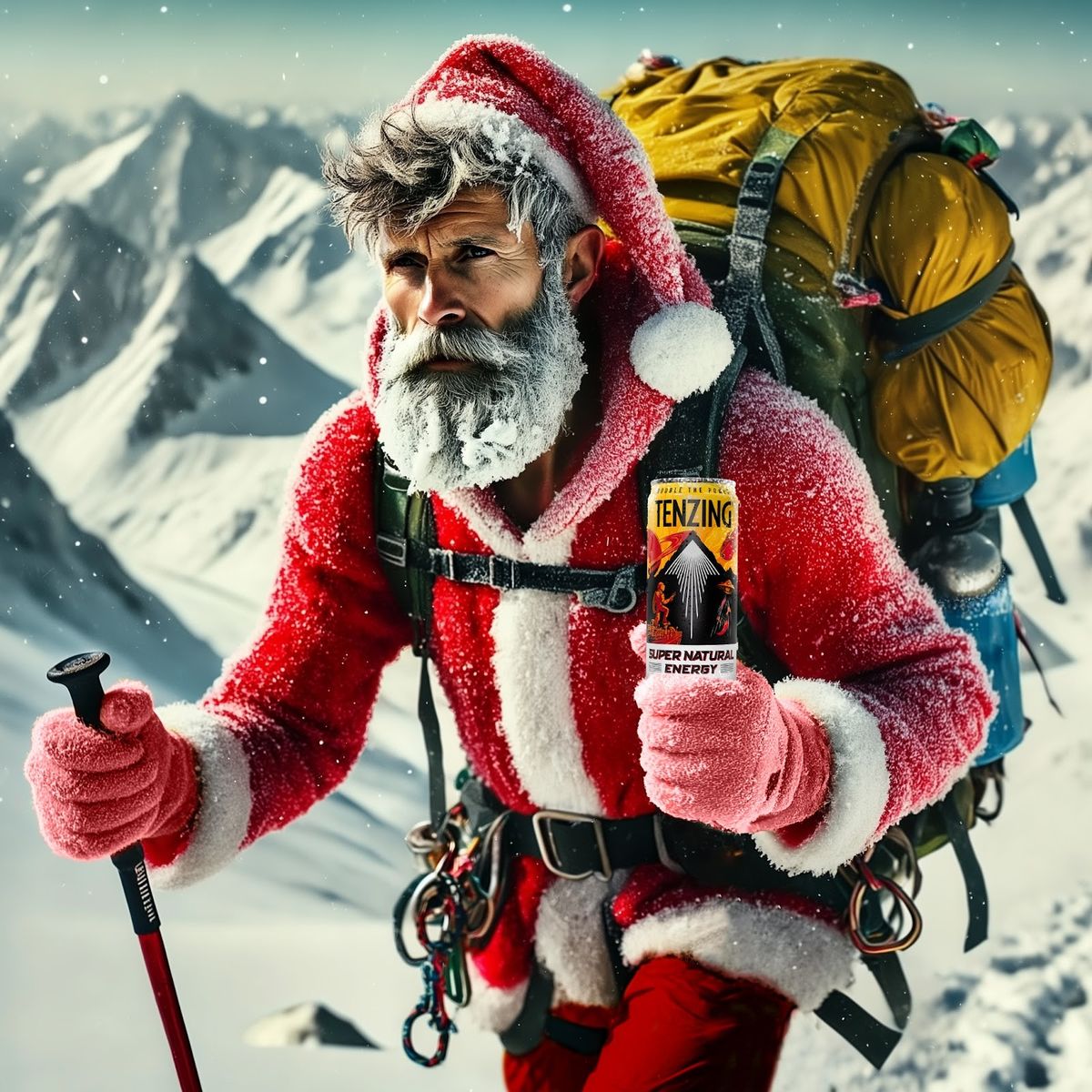 TENZING searches for "original Santa" in new Xmas ad