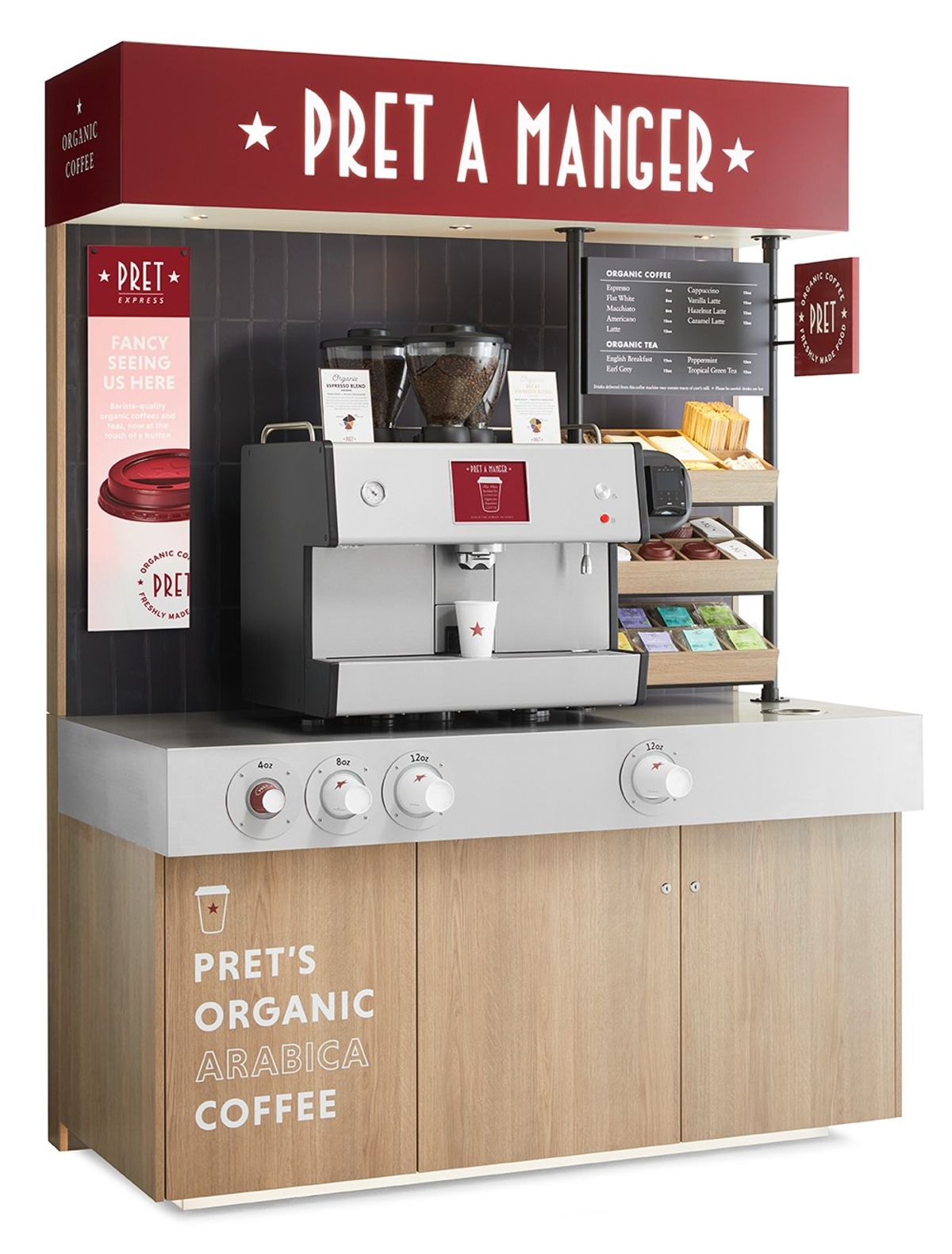 Pret A Manger, JDE Peet’s expand into self-serve coffee with Pret Express