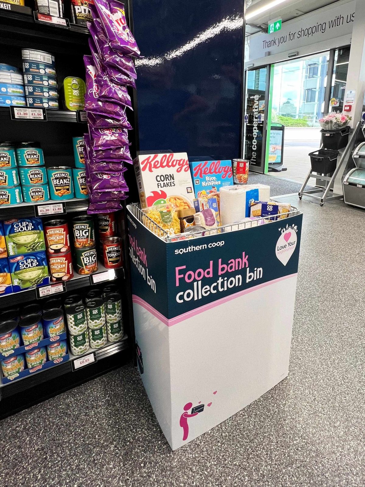 Shoppers raise thousands of pounds for local foodbanks