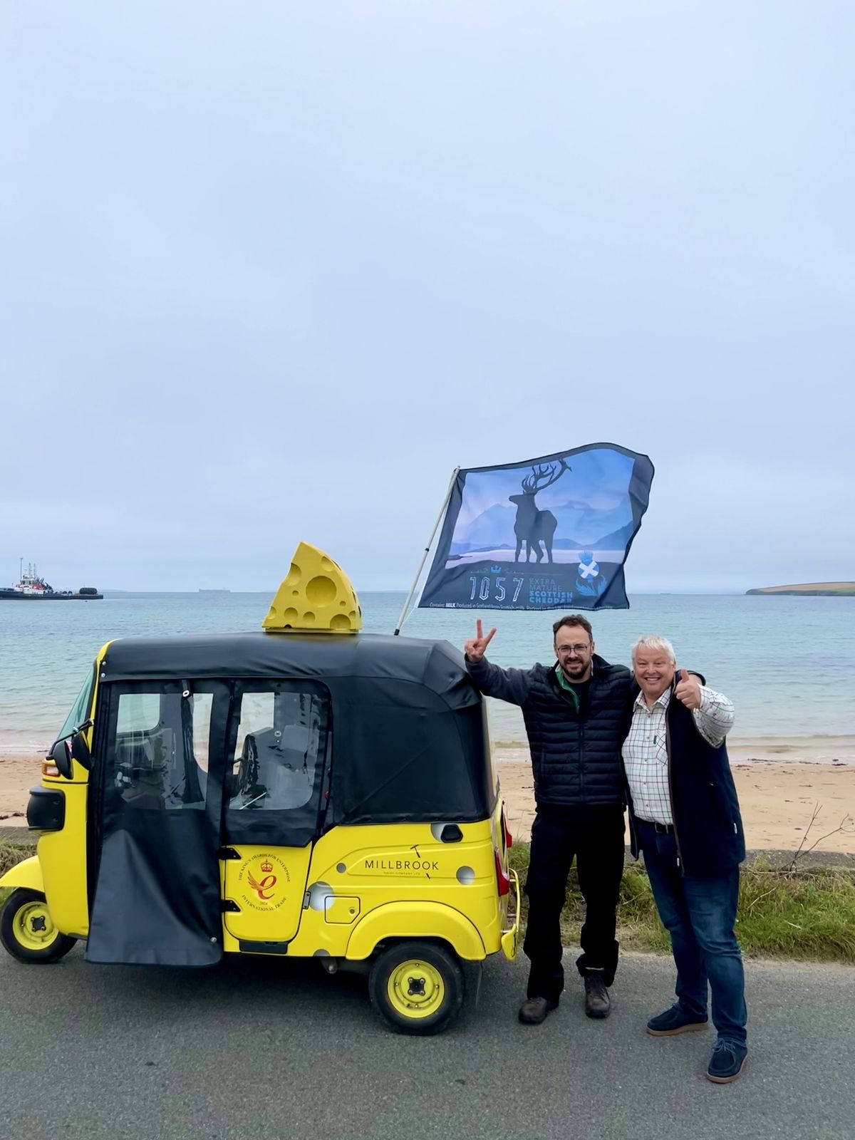 Millbrook Dairy’s 'Tuk-Tuk' Challenge raises over £25k for BBC Children in Need