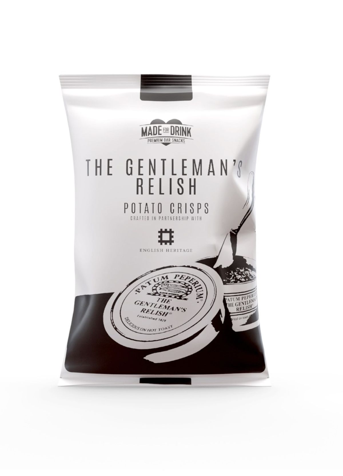 Made for Drink teams up with Gentleman’s Relish for ‘Unami Bomb’ crisp