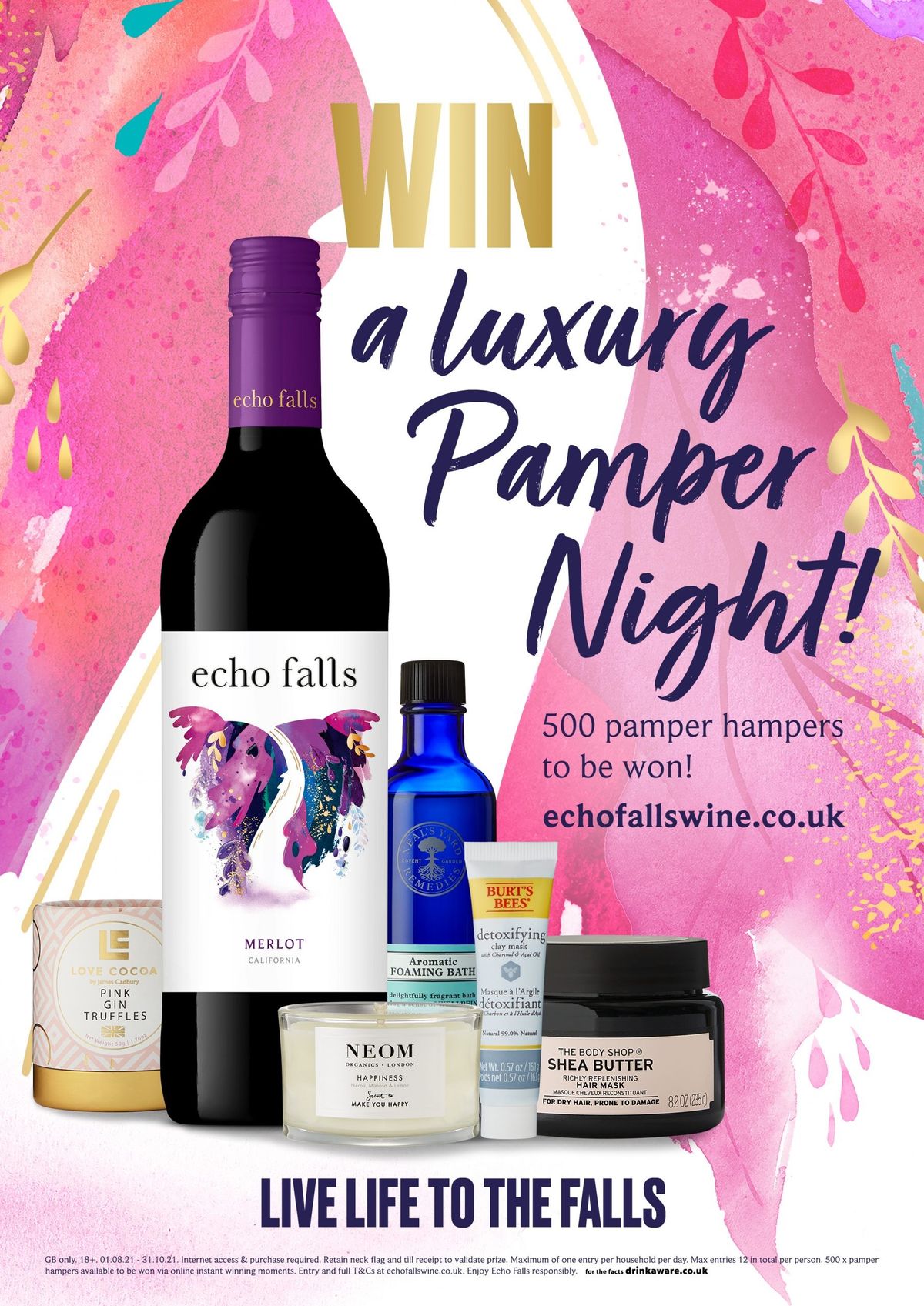 Echo Falls unveils new ‘Luxury Pamper Night In’ promo