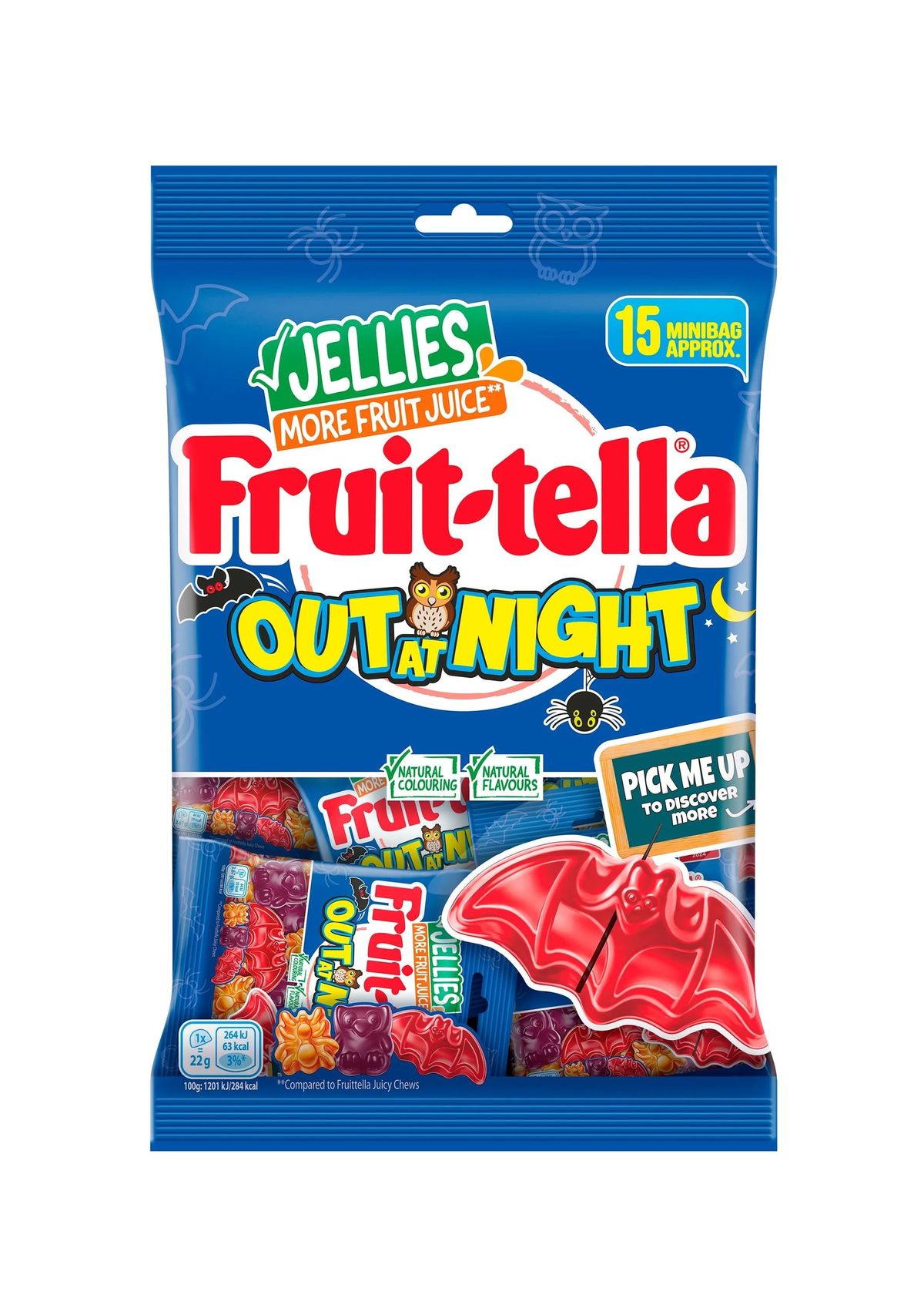 Trick-or-treat transformed by Fruit-tella multi-pack jellies