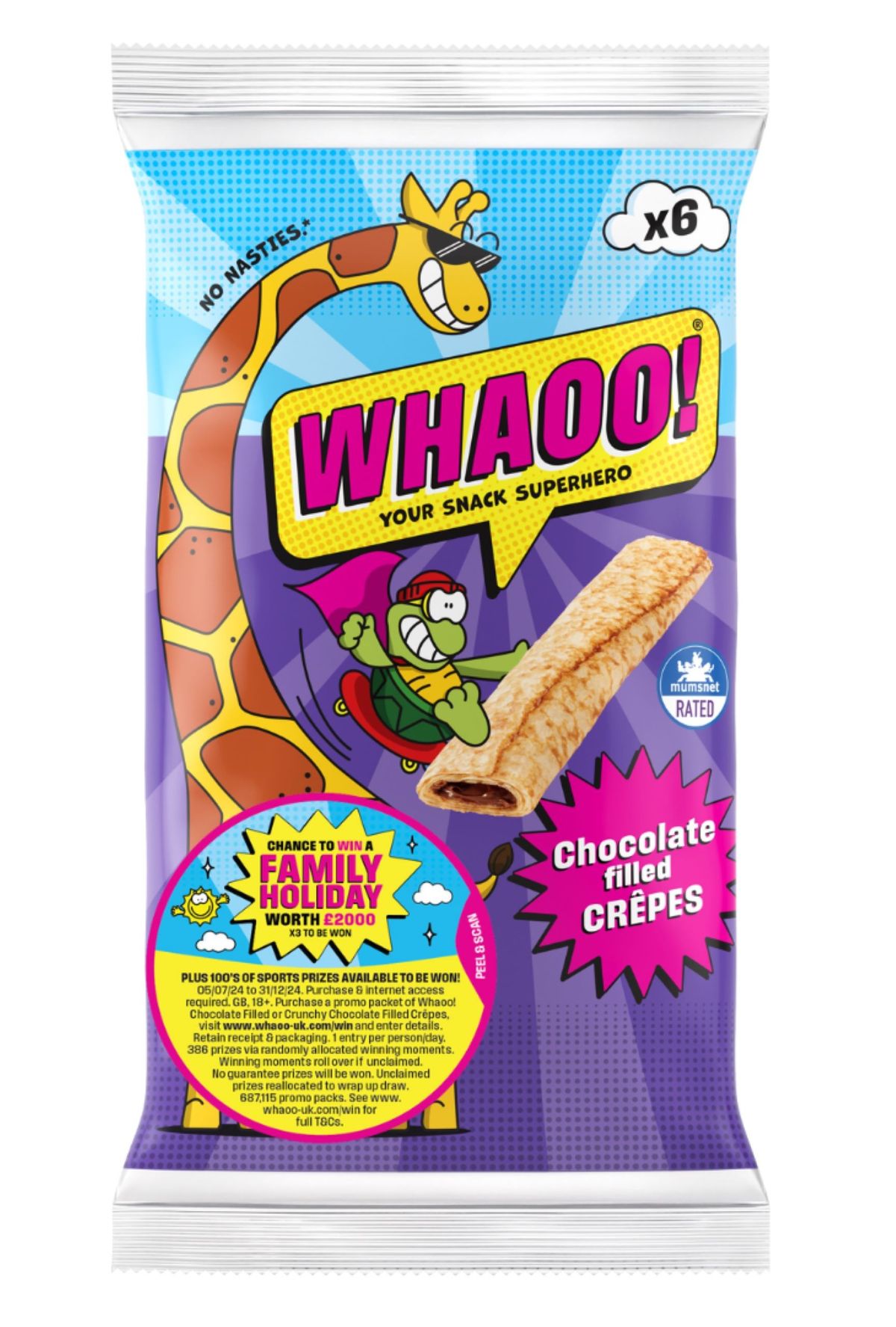 Hundreds of prizes up for grabs with Whaoo! Crêpes on-pack promotion!