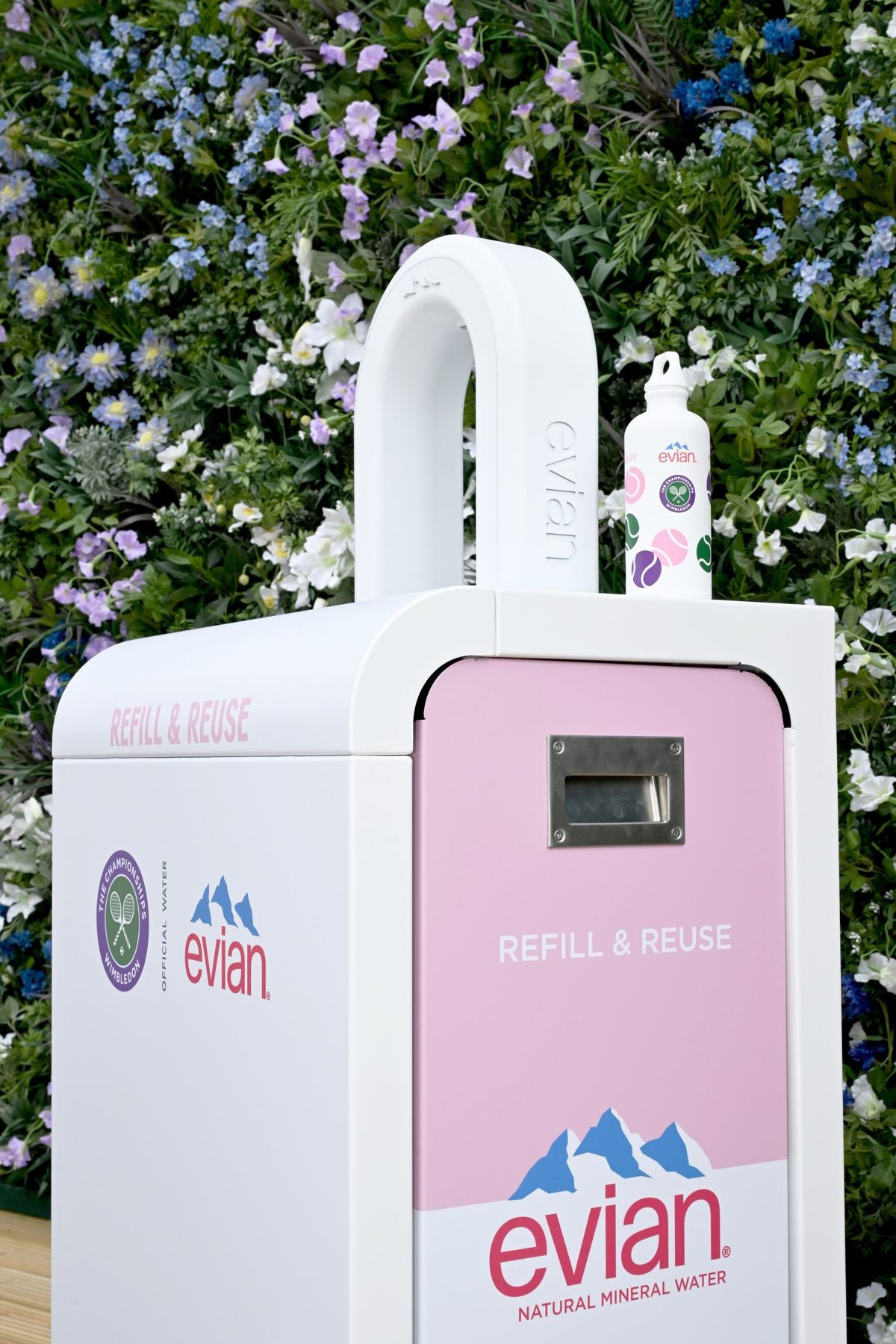 evian to make refill system available to spectators at this year’s Championships