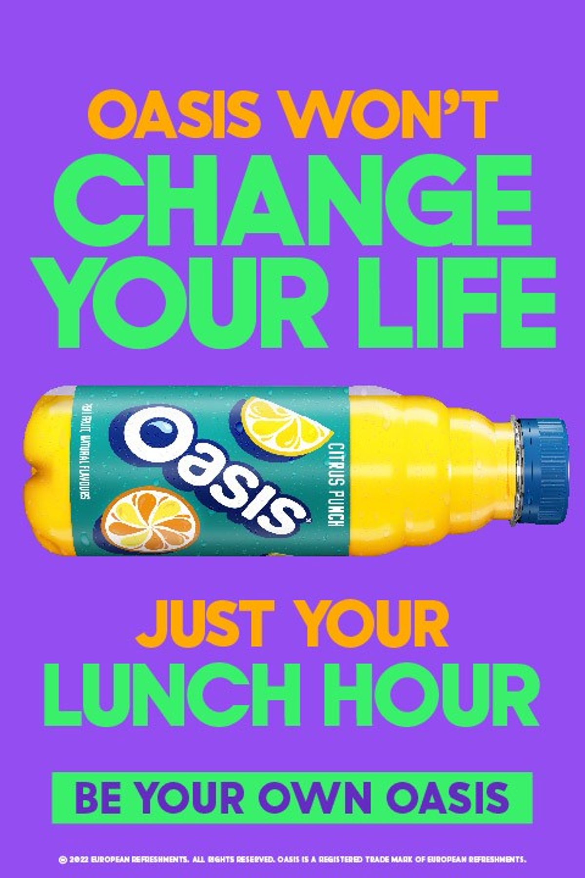 Oasis refreshes summer lunches with fruity new campaign