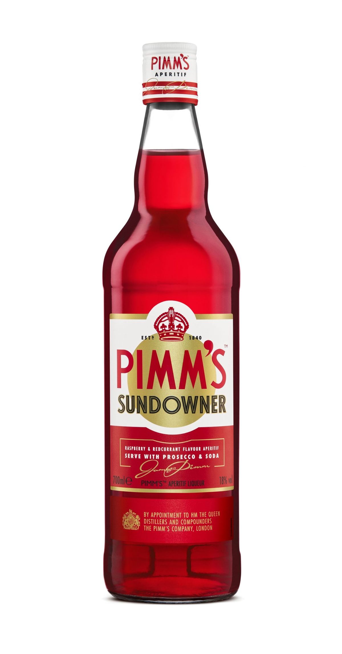 Diageo – updated Pimm's bottle design; new campaign and drink: the Sundowner