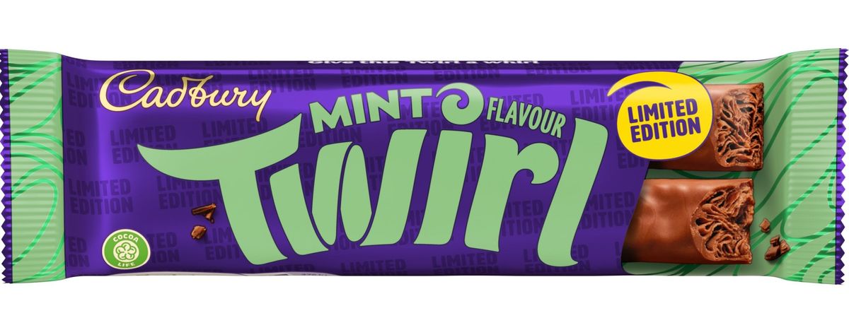 It was mint to be! Cadbury unwraps limited-edition Twirl flavour