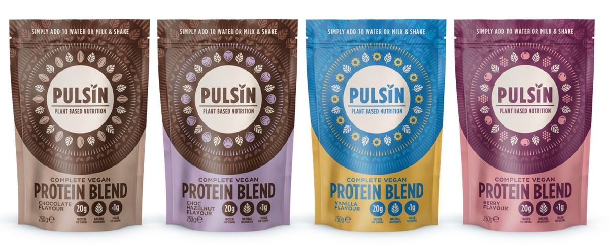 Pulsin unveils complete vegan range of blended protein powders