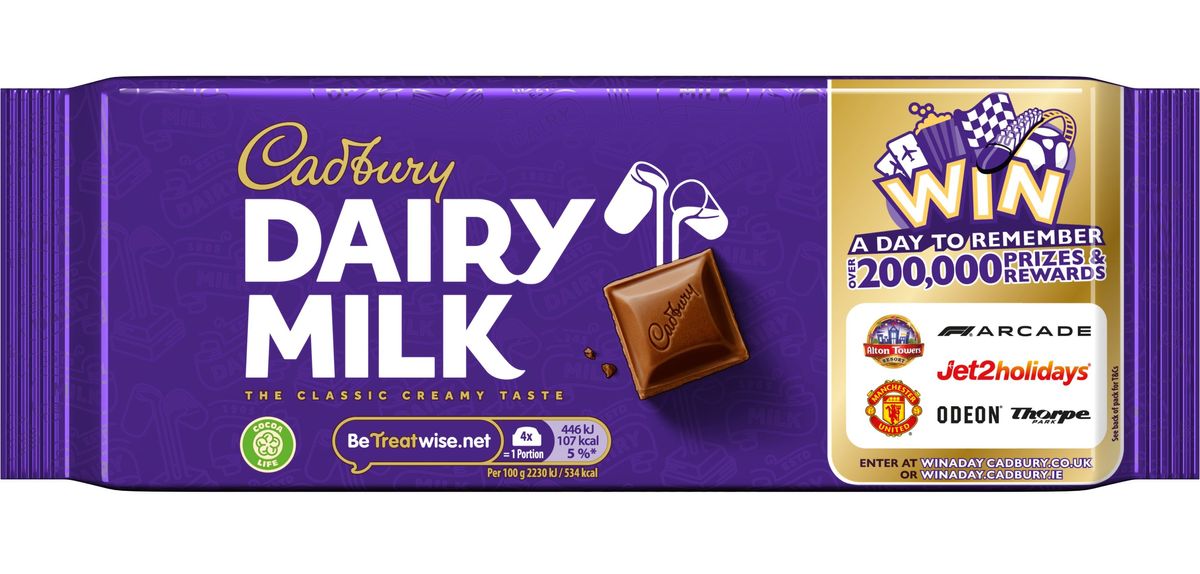 Cadbury unveils retailer prize giveaway as part of ‘Win a Day to Remember’ promotion