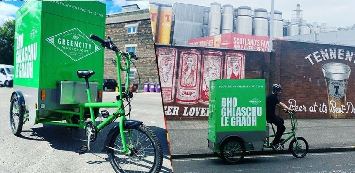 Glasgow wholesaler Greencity trials e-cargo trikes for delivery