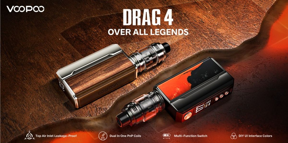 Voopoo unveils fourth-generation mod Drag 4