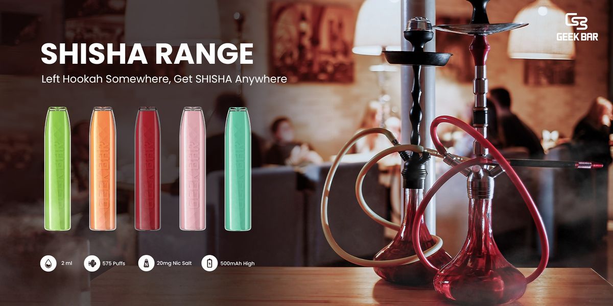 Geek Bar launches its first shisha range