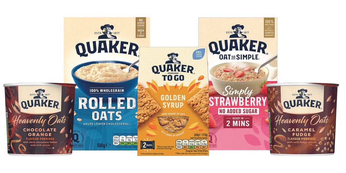 Almost all Quaker Oats skus will be non-HFSS by end month