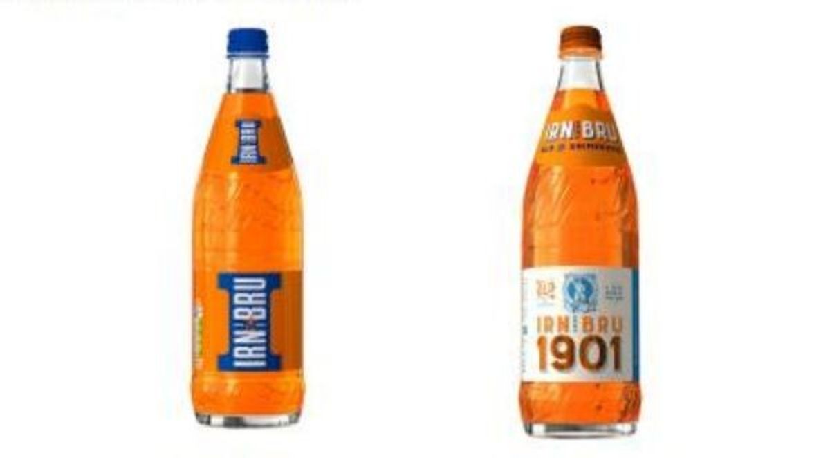 AG Barr recalls 750ml glass bottles IRN-BRU Regular and 1901