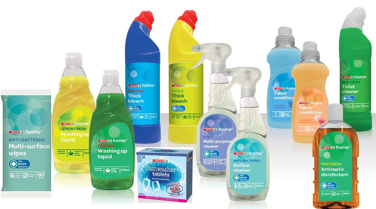 Spar relaunches own label household products range